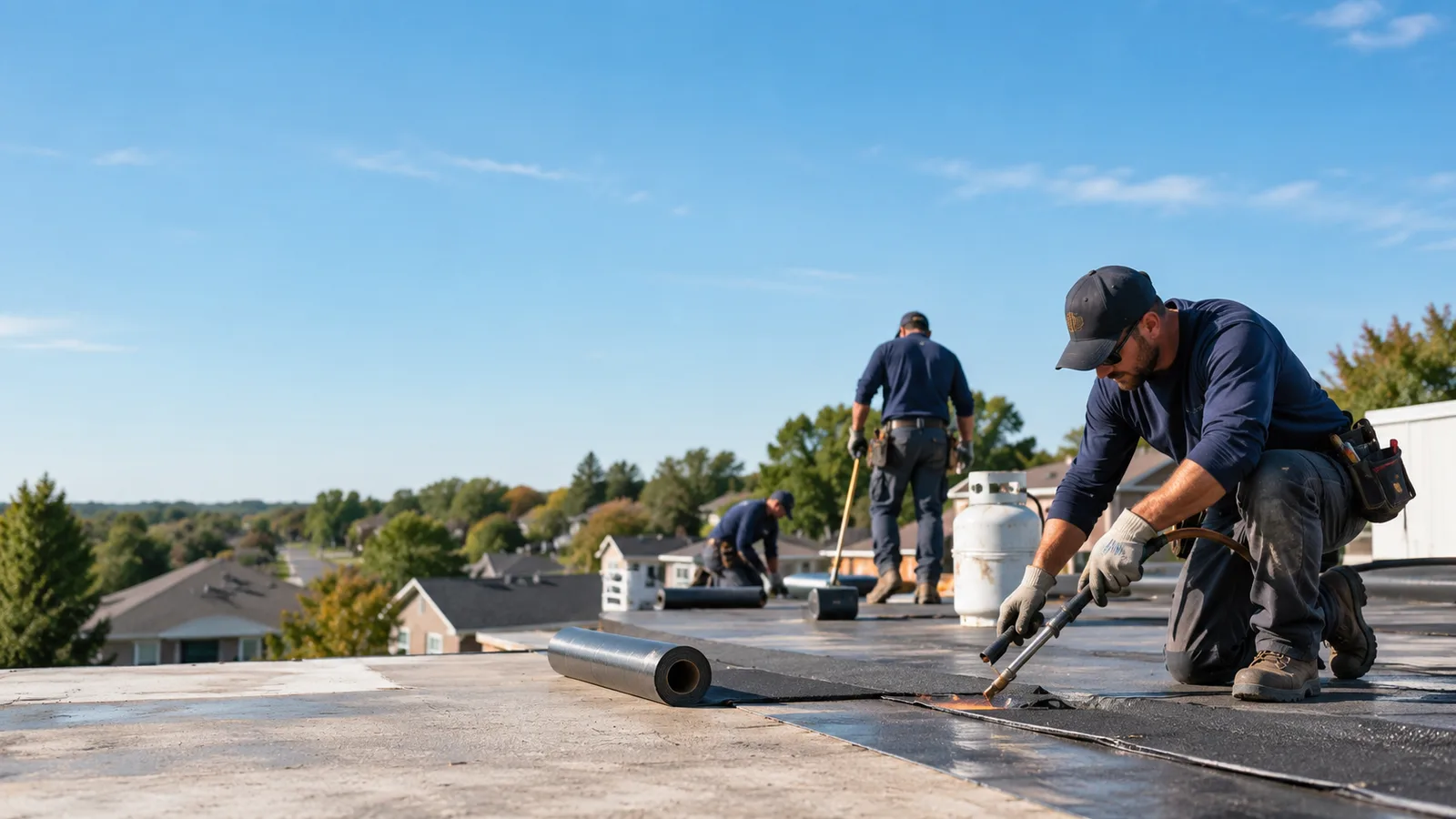 Flat Roof Leak Repair providers in Lamoure, ND